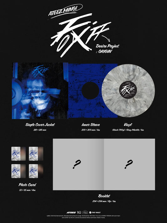 ATEEZ MINGI - FIX OFF DESIRE PROJECT : ORIGIN (VINYL) - DalkomHarmony