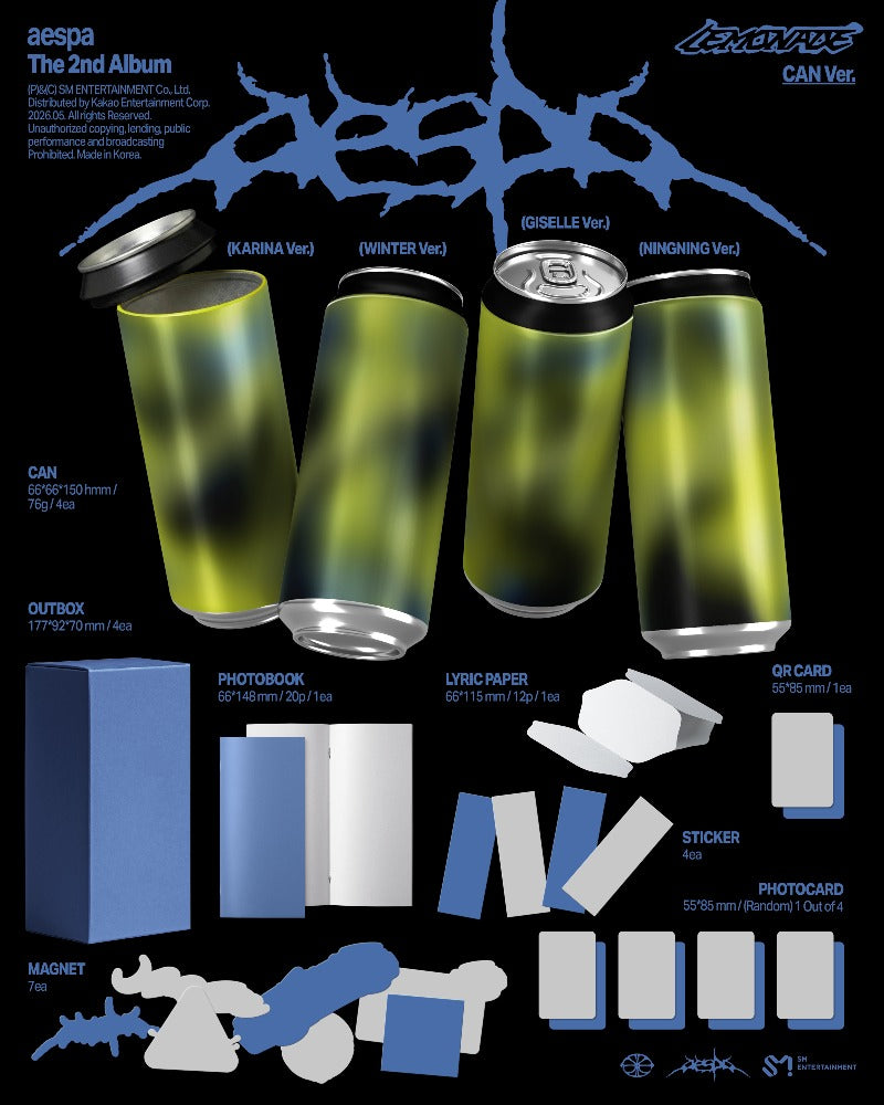 aespa 2nd Full Album [LEMONADE] (CAN Ver.) - DalkomHarmony