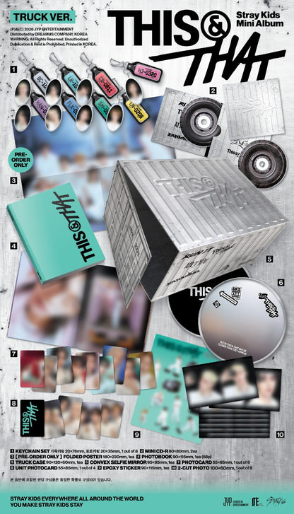 Stray Kids 10th Mini Album [THIS & THAT] (TRUCK VER.)