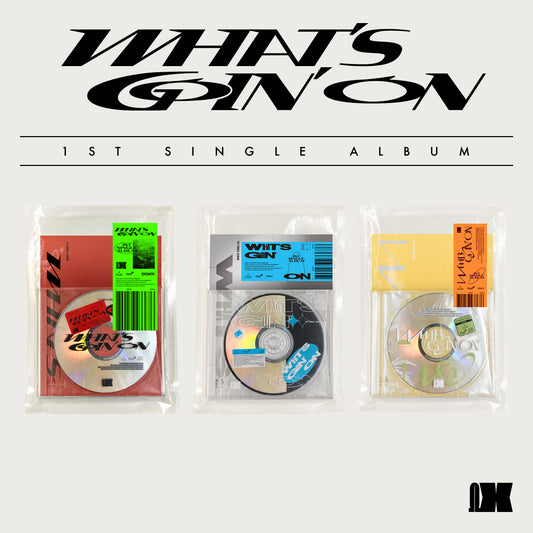 OMEGA X 1st Single Album [WHAT’S GOIN’ ON] (Random) - DalkomHarmony