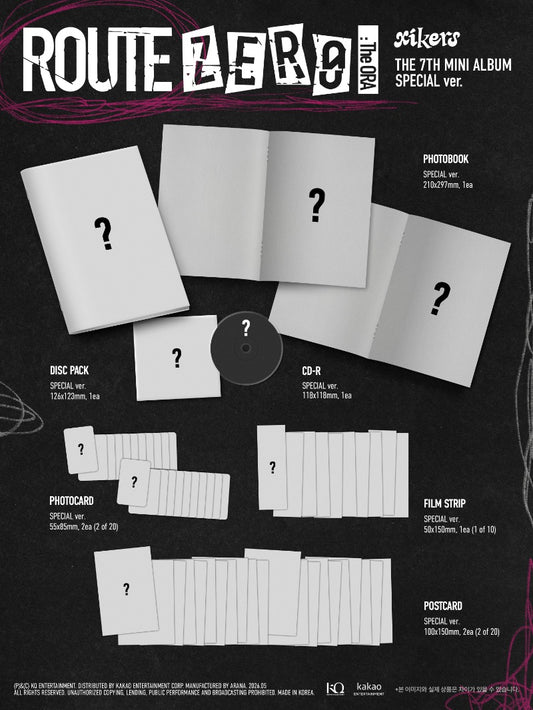xikers 7th Mini Album [ROUTE ZERO : The ORA] (Special ver.) - DalkomHarmony