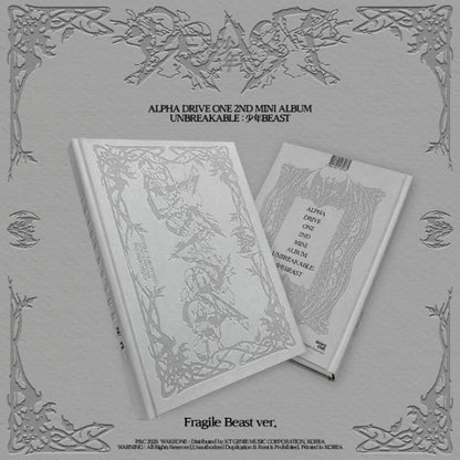 ALPHA DRIVE ONE 2nd Mini Album [UNBREAKABLE : 少年 BESAT] (Fragile Beast Ver.)