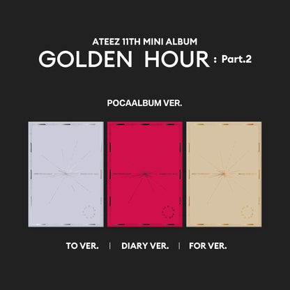 ATEEZ 11th Mini Album [GOLDEN HOUR : Part.2] (POCAALBUM Ver.)