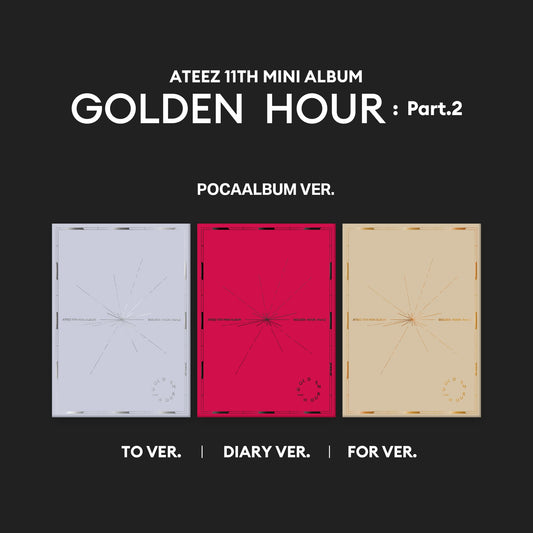 ATEEZ 11th Mini Album [GOLDEN HOUR : Part.2] (POCAALBUM Ver.)