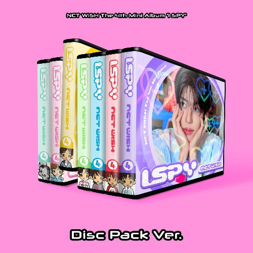 NCT WISH [APPLEMUSIC Gift] 4th Mini Album [I SPY] (Disc Pack Ver.) [RANDOM] - DalkomHarmony