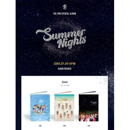 TWICE 2nd Special Album [Summer Nights] (Random Ver.)