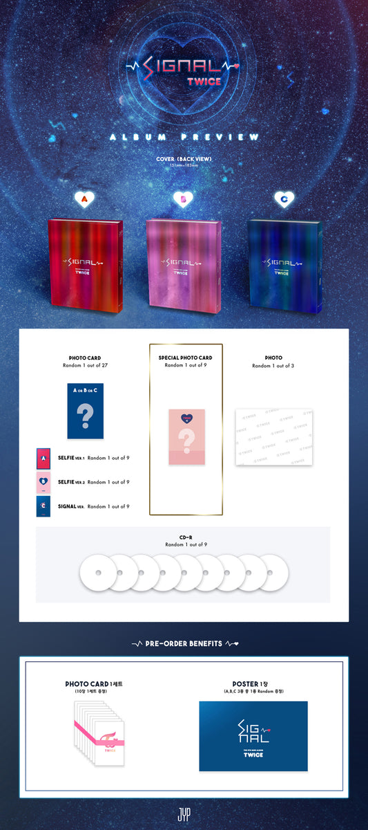 TWICE 4th Mini Album [SIGNAL] (Random) - DalkomHarmony