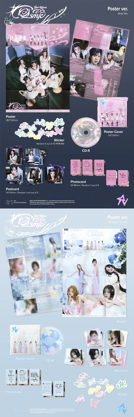 Red Velvet 7th Mini Album [Cosmic] (Poster Ver.)[] - DalkomHarmony