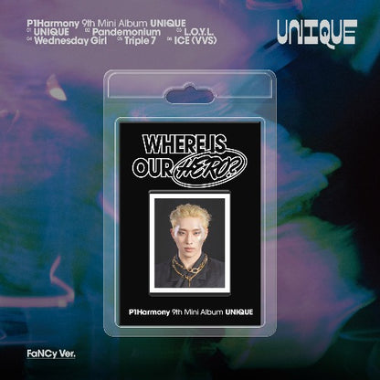 P1Harmony 9th Mini Album [UNIQUE](FaNCy Ver.) | Random