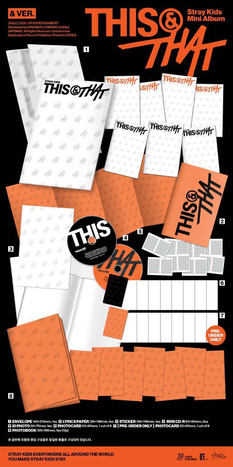 Stray Kids [Aladin Gift] 10th Mini Album [THIS & THAT] (& VER.) [Random]
