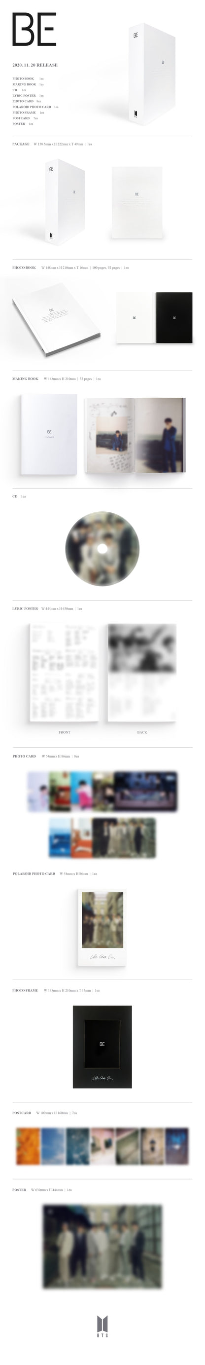 BTS Special Album [BE] (Deluxe Edition) - DalkomHarmony