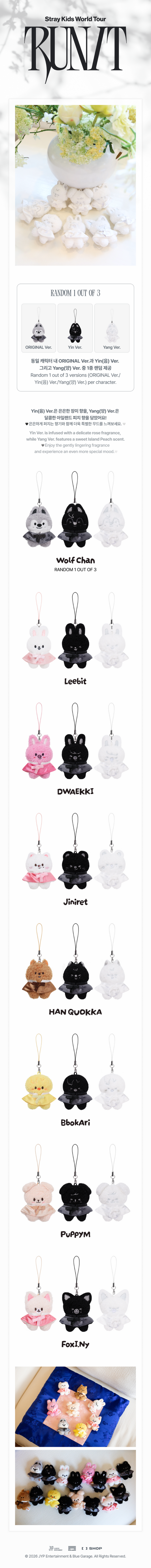 Stray Kids MD [RUN IT] SKZOO SECRET PLUSH MICRO Ver.
