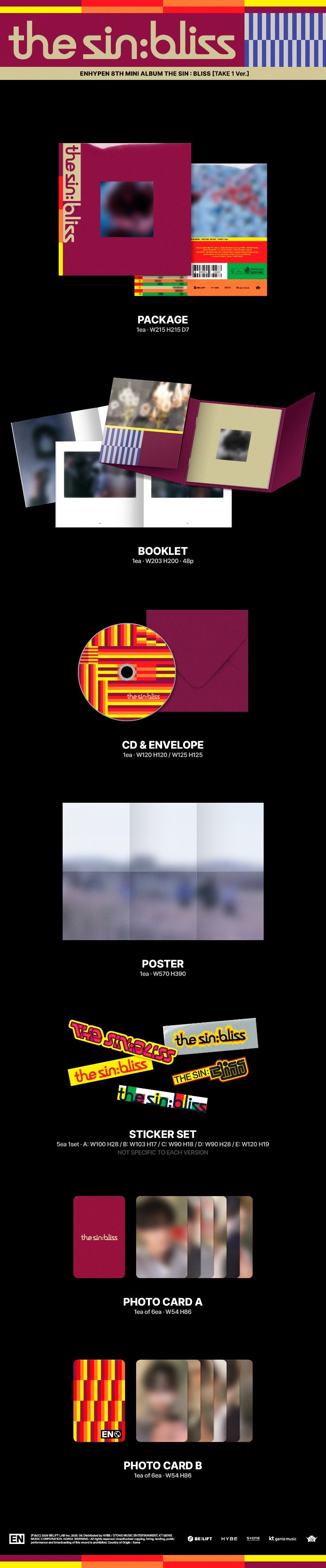 ENHYPEN 8th Mini Album [THE SIN : BLISS] [WEVERSE GIFT