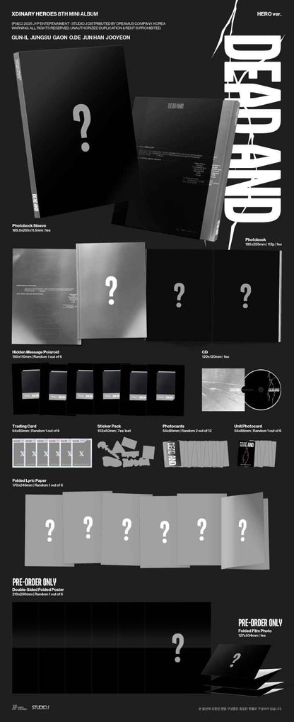 Xdinary Heroes 8th Mini Album [DEAD AND]