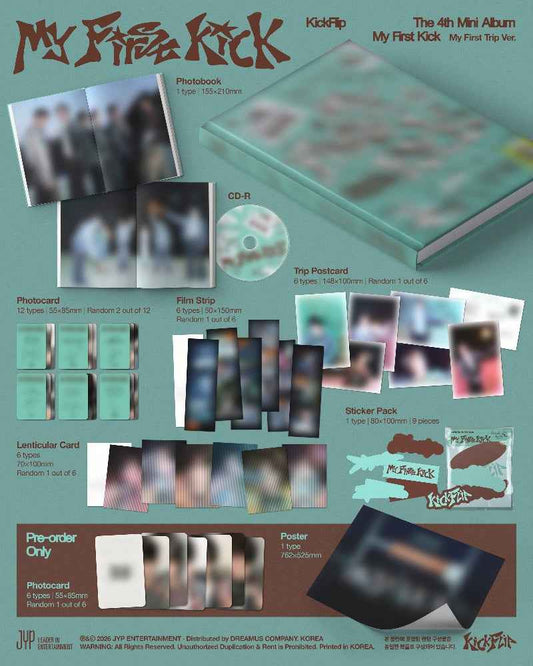 KickFlip 4th Mini Album [My First Kick] (My First Trip Ver.)