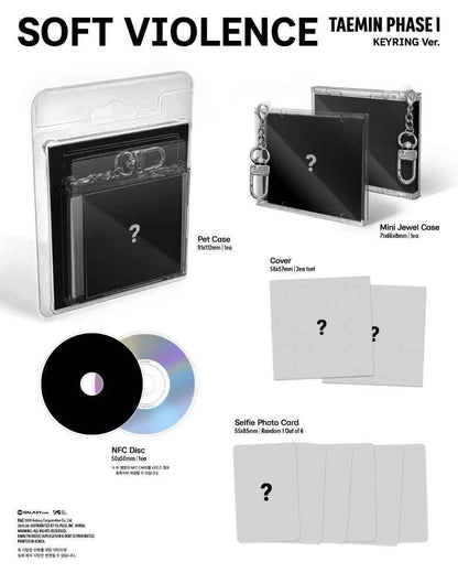 TAEMIN [PHASE I : Soft Violence] (KEYRING Ver.)