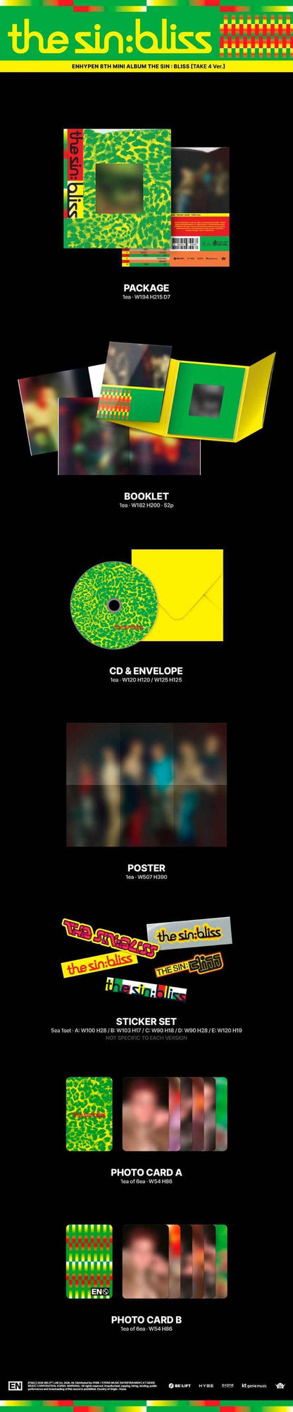 ENHYPEN 8th Mini Album [THE SIN : BLISS]