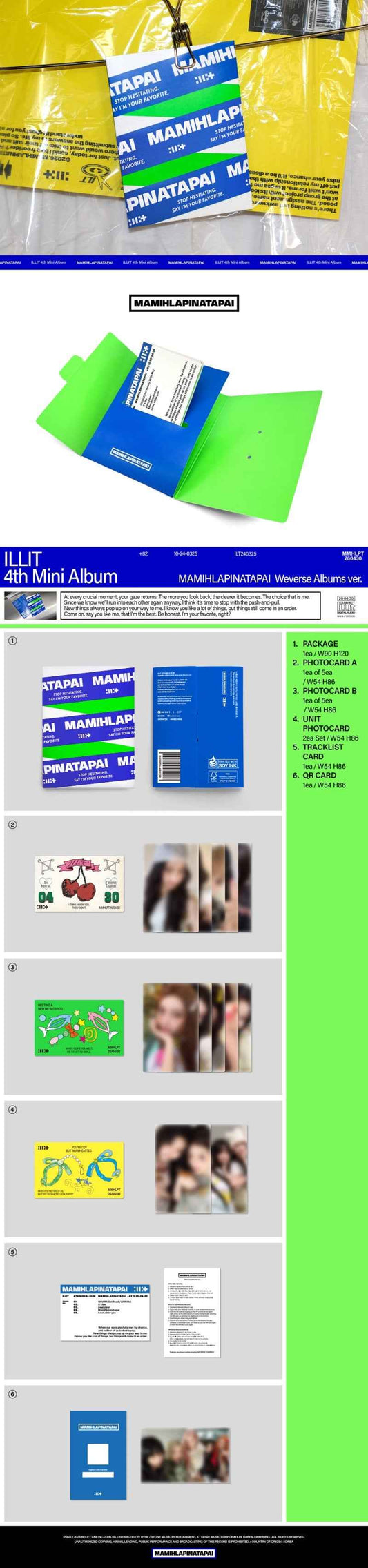 ILLIT 4th Mini Album [MAMIHLAPINATAPAI] (Weverse Albums Ver.)