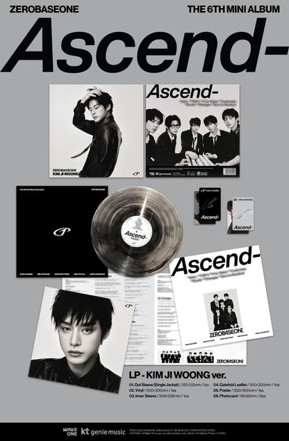 ZEROBASEONE 6th Mini Album [Ascend-] (LP Ver.) - DalkomHarmony