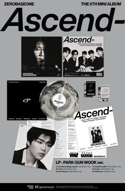 ZEROBASEONE 6th Mini Album [Ascend-] (LP Ver.) - DalkomHarmony