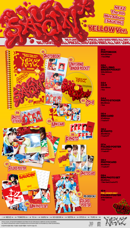 NEXZ 4th Mini Album [SAUCIN’]