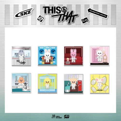 Stray Kids MD [THIS & THAT POP-UP STORE] SKZOO SPINNING MAGNET