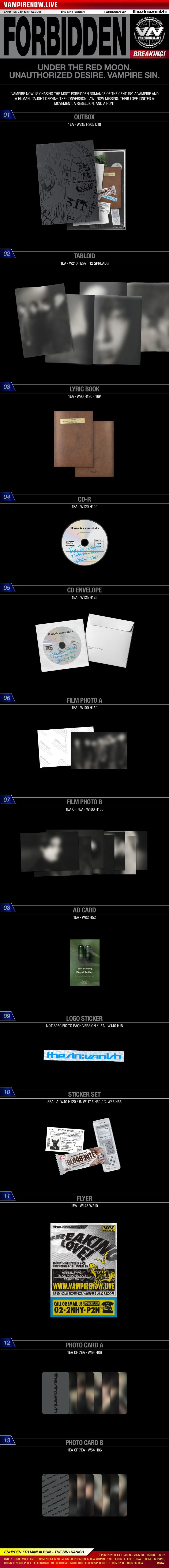 ENHYPEN 7th Mini Album [THE SIN : VANISH]