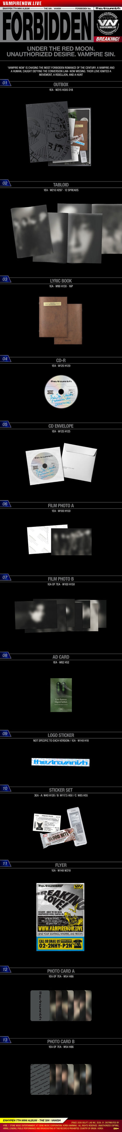 ENHYPEN 7th Mini Album [THE SIN : VANISH]