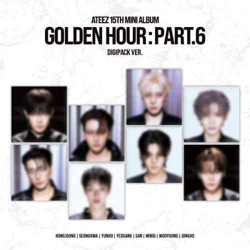 ATEEZ 15TH MINI ALBUM [GOLDEN HOUR : Part.6] (DIGIPACK VER.)