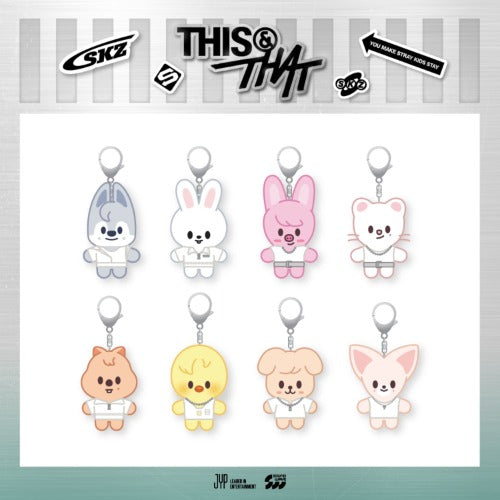 Stray Kids MD [THIS & THAT POP-UP STORE] SKZOO COSTUME PLUSH KEYRING