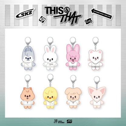 Stray Kids MD [THIS & THAT POP-UP STORE] SKZOO COSTUME PLUSH KEYRING