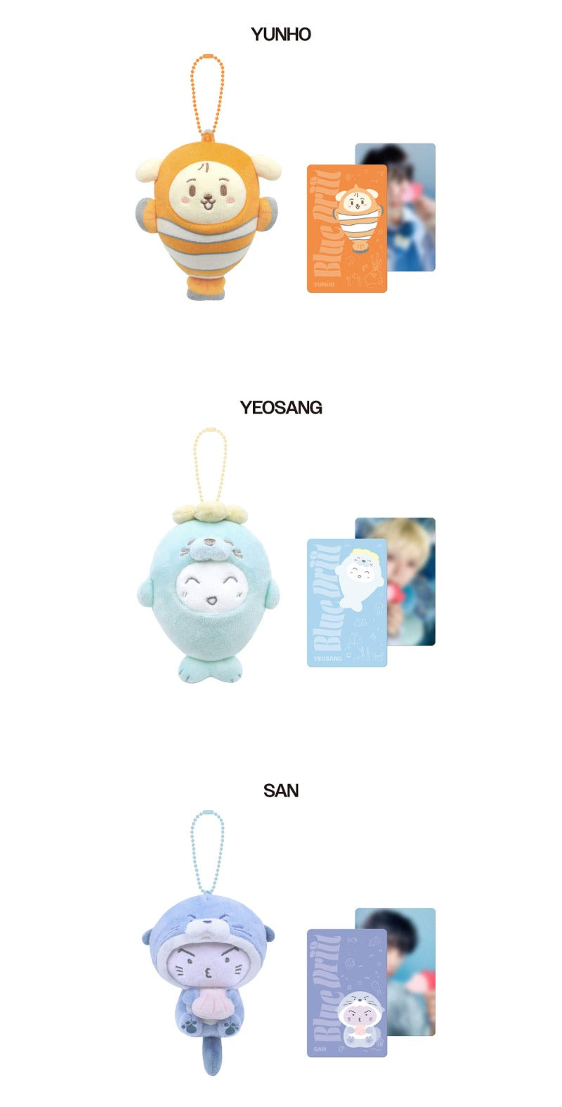 ATEEZ [ATEEZ 8TH ANNIVERSARY : Blue Drift] PLUSH SEA COLLECTION