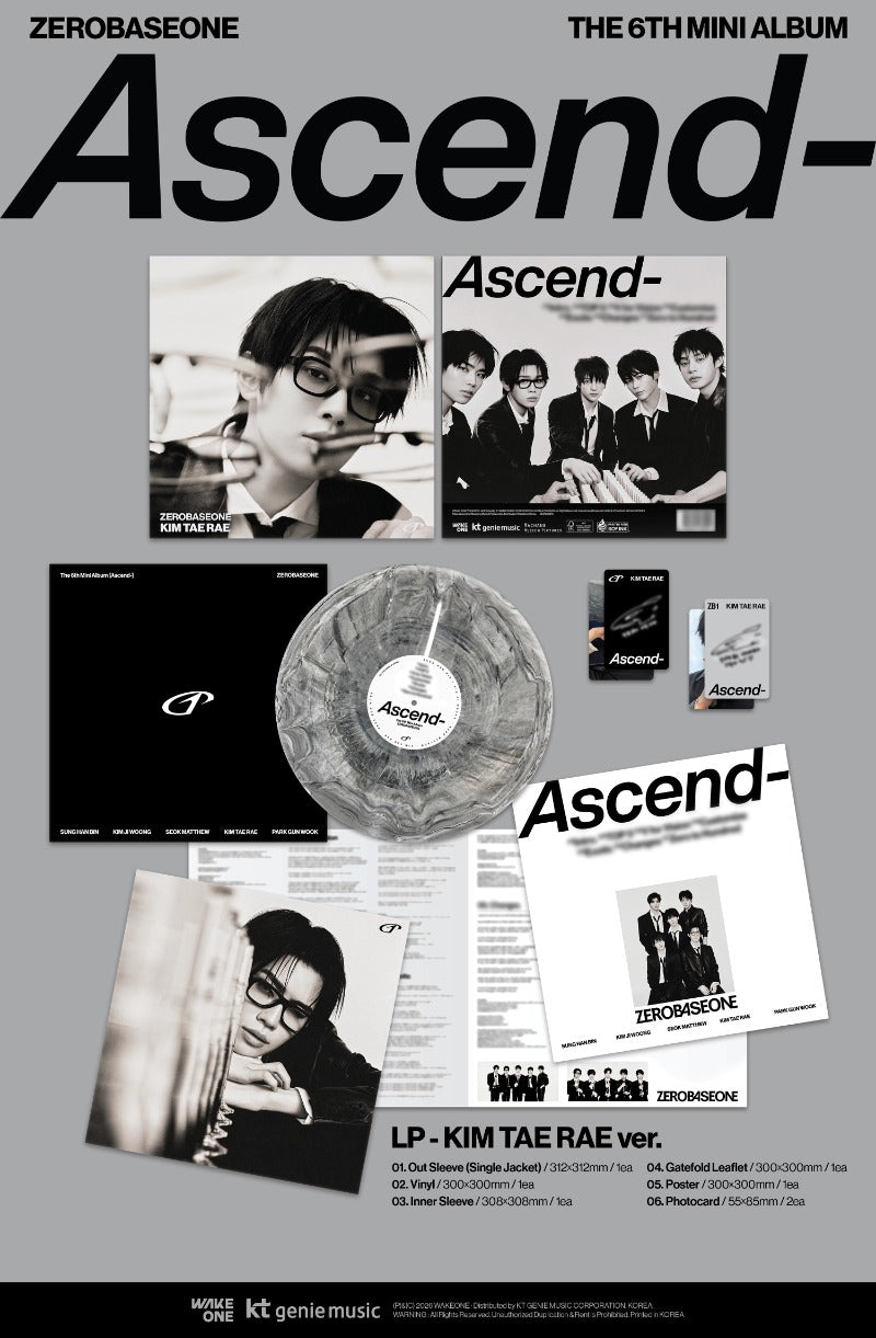ZEROBASEONE 6th Mini Album [Ascend-] (LP Ver.) - DalkomHarmony