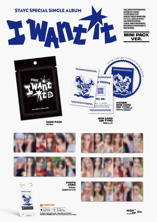 STAYC Special Single Album [I WANT IT] (MINI PACK Ver.)