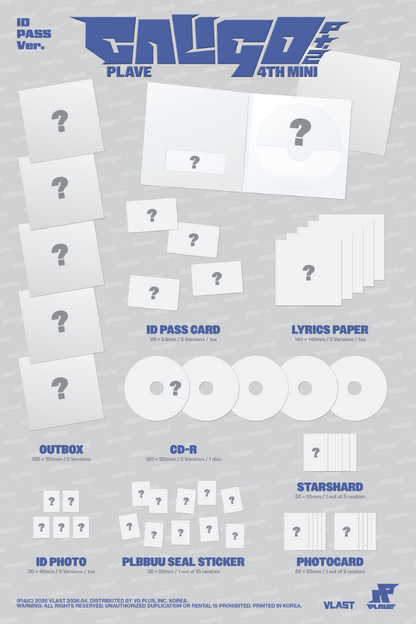 PLAVE 4th Mini Album [Calingo Pt.2] (ID PASS Ver.) | Random