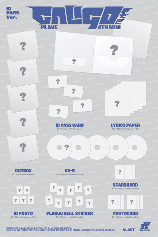 PLAVE 4th Mini Album [Calingo Pt.2] (ID PASS Ver.) | Random