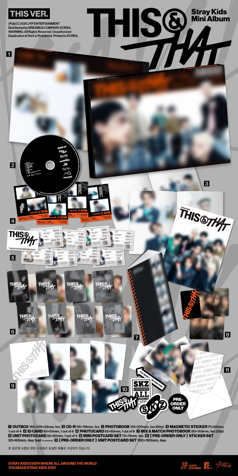 Stray Kids 10th Mini Album [THIS & THAT]