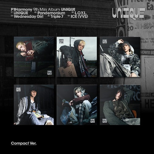 P1Harmony 9th Mini Album [UNIQUE] (Compact Ver.)