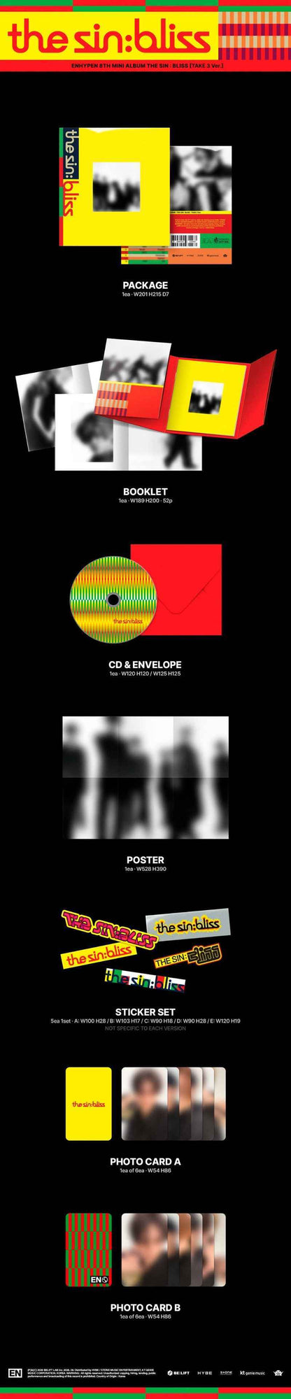 ENHYPEN 8th Mini Album [THE SIN : BLISS]