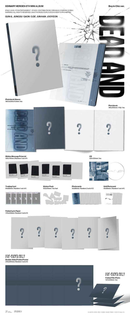 Xdinary Heroes 8th Mini Album [DEAD AND]