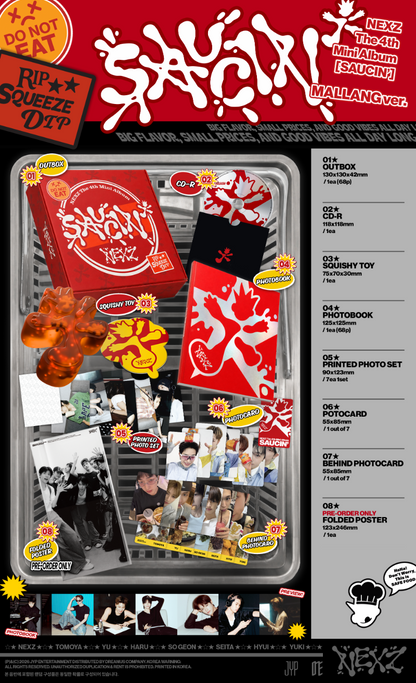 NEXZ 4th Mini Album [SAUCIN’] (MALLANG ver.)