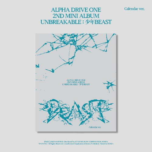 ALPHA DRIVE ONE 2nd Mini Album [UNBREAKABLE : 少年 BESAT] (Calendar Ver.)