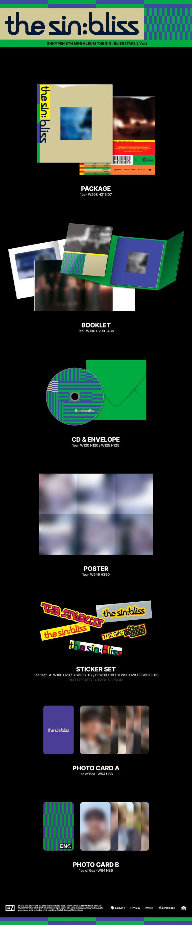 ENHYPEN 8th Mini Album [THE SIN : BLISS]