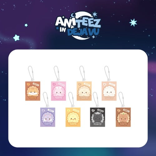 ATEEZ MD [ANITEEZ IN DAJA VU] RANDOM MINIATURE KEYRING