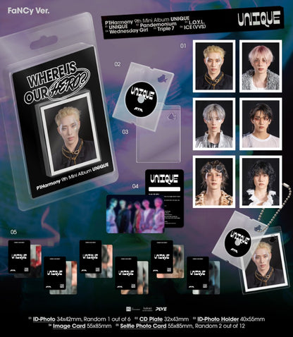 P1Harmony 9th Mini Album [UNIQUE](FaNCy Ver.) | Random