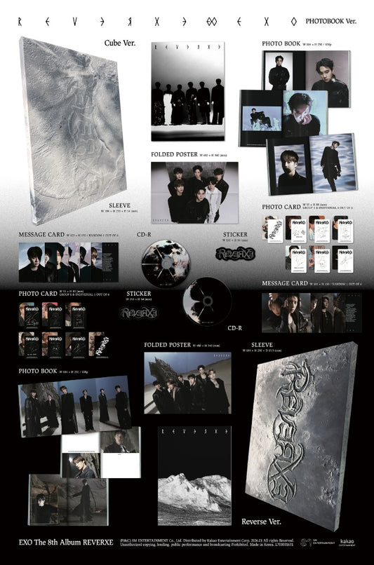 EXO 8th Full Album [REVERXE] (PHOTOBOOK Ver.) - DalkomHarmony