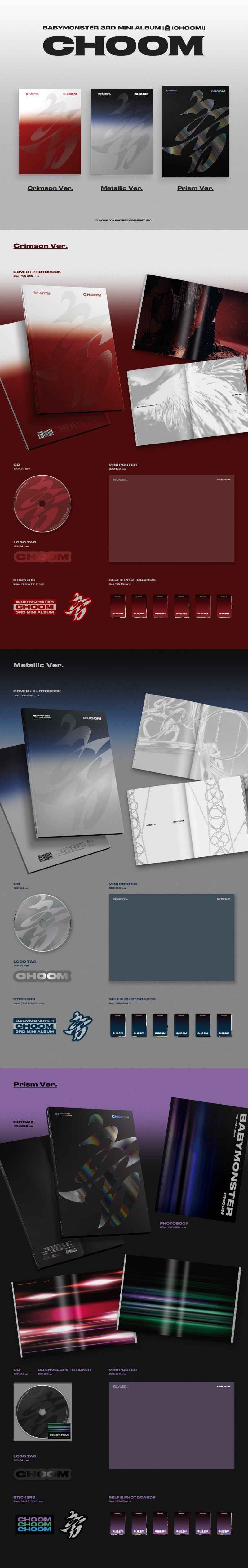 BABYMONSTER 3rd Mini Album [CHOOM]