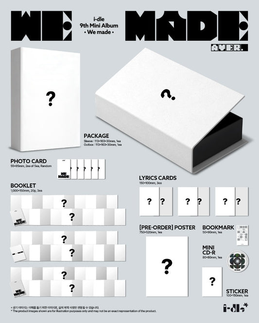 i-dle 9th Mini Album [We made] (A Ver.)