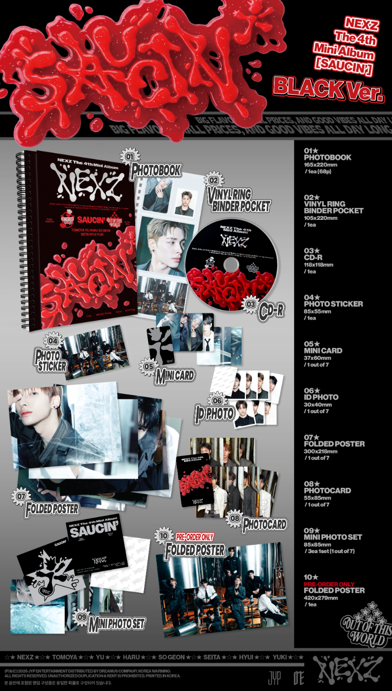 NEXZ 4th Mini Album [SAUCIN’]