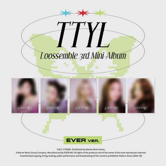 Loossemble 3rd Mini Album [TTYL] (EVER MUSIC ALBUM Ver.) (HyunJin ver., YeoJin ver., ViVi ver., Go Won ver., HyeJu ver.)